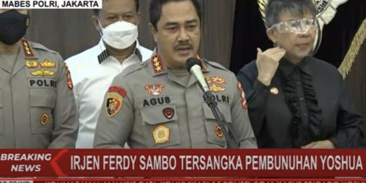 Ferdy Sambo Terancam Hukuman Mati atau Seumur Hidup