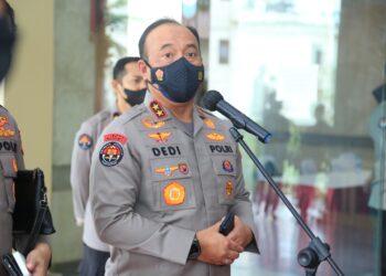 Rombongan Personel Brimob Sambangi Kantor Bareskrim, Kadiv Humas: Tunggu Update Timsus