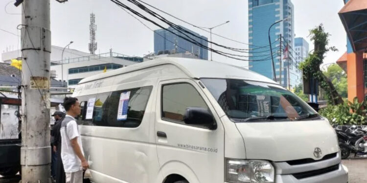 Mobil Layanan Penukaran Uang Baru Hadir di Pasar Slipi Satu Minggu