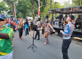 Warga dan Anggota DPRD Apresiasi Kegiatan Polda Jatim di CFD Taman Bungkul