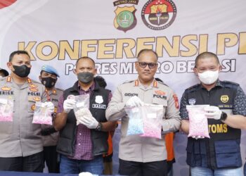 Polisi Tangkap 3 Pengedar Narkoba Jaringan Internasional di Grand Wisata Tambun