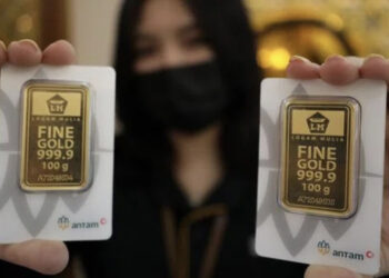 Harga Emas Anjlok