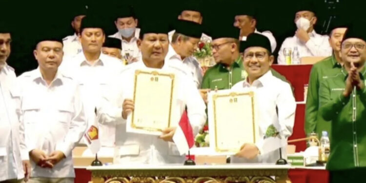 Gerindra-PKB Tandatangani Deklarasi Koalisi Pemilu 2024