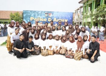 Meriahnya Police & Army Go to School di SMAN 3 Cikarang Utara