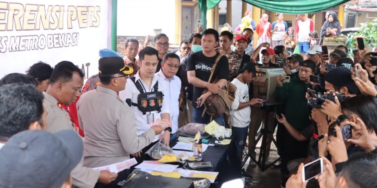 Polsek Cikarang Barat Tangkap Pelaku Curanmor 76 TKP