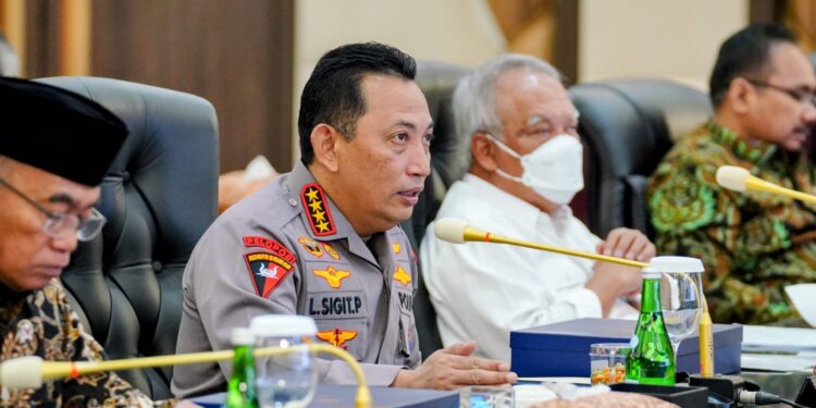 Rapat Lintas Sektoral Nataru, Kapolri Pastikan Wujudkan Rasa Aman Bagi Warga