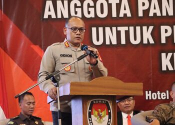 Kapolres Jadi Saksi Pelantikan 115 Anggota PPK Kabupaten Bekasi