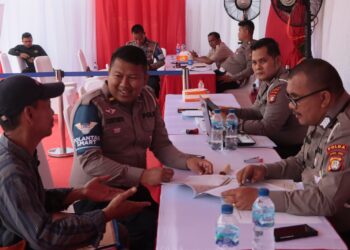 Polres Metro Jakut & Ditlantas PMJ Buka Layanan Penerbitan Regident bagi Warga Plumpang
