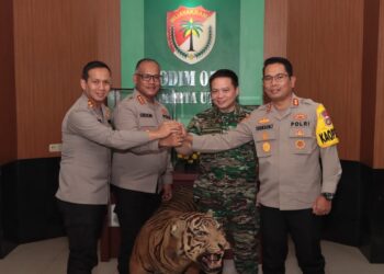 Perkuat Sinergitas, 3 Kapolres ini Kunjungi Makodim 0502/Jakut
