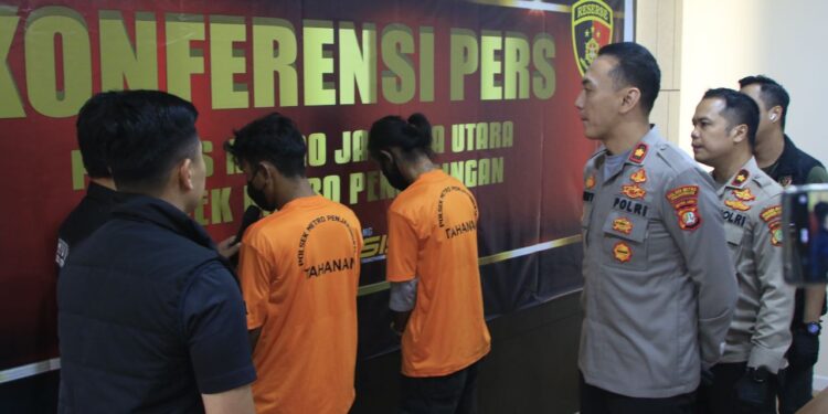 Ancam Sopir Boks di Jembatan 3 Viral, 2 Pemalak Diringkus Polsek Penjaringan