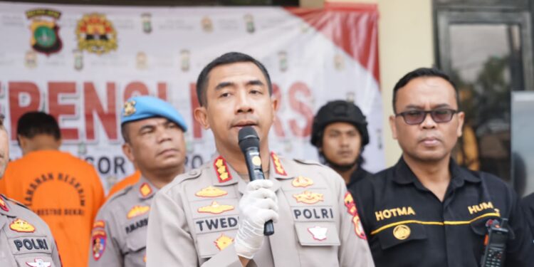 Polsek Tambun Ringkus Pelaku Curanmor yang Kerap Beraksi di Parkiran & Konter HP