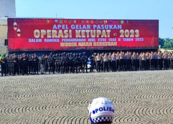 Pimpin Apel Gelar Pasukan Operasi Ketupat, Kapolri Sampaikan 6 Arahan