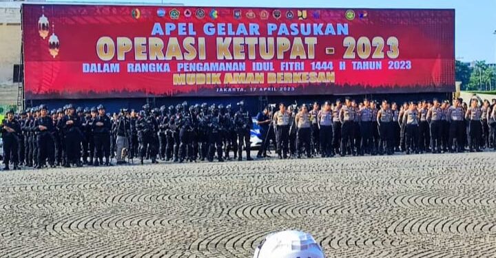 Pimpin Apel Gelar Pasukan Operasi Ketupat, Kapolri Sampaikan 6 Arahan