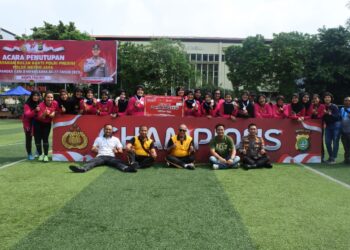 Turnamen Mini Soccer Piala Kapolda Metro, Polwan Polres Metro Jakut Sabet Juara 2