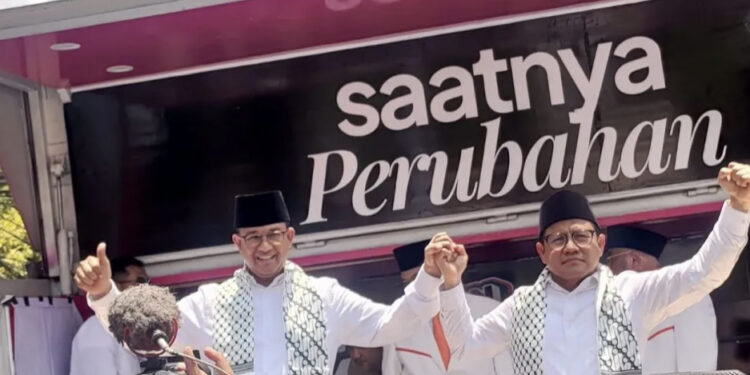 Usai Daftar di KPU Anies-Muhaimin Orasi Kebangsaan