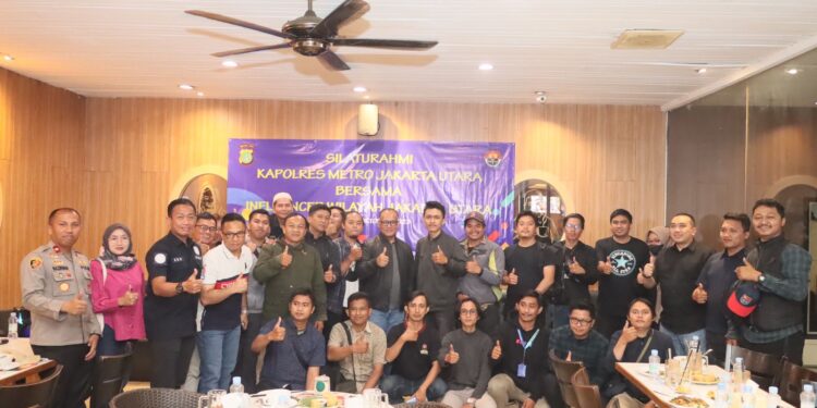 Perkuat Informasi, Kapolres Metro Jakut Rangkul Pegiat Medsos