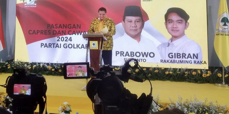 Golkar Usulkan Gibran Cawapres Prabowo