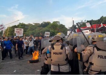 Jelang Pemilu 2024, Polres Metro Jakarta Utara Gelar Simulasi Sispamkota