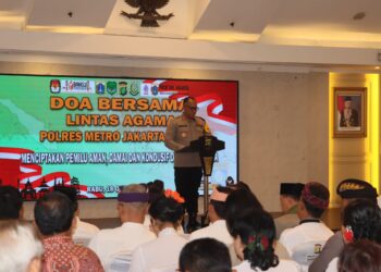 Polres Metro Jakut Gelar Doa bersama Lintas Agama untuk Pemilu Damai