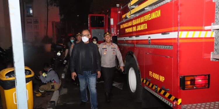 Cek Lokasi Kebakaran di RSPI Sulianti Saroso, Kapolres: Pelayanan Tak Terganggu