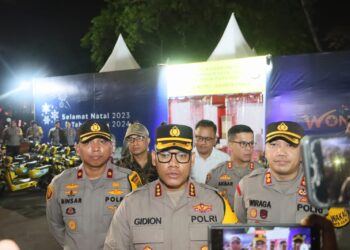 Nataru, Polres Metro Jakut Kerahkan Ratusan Personel Jaga Tempat Ibadah dan Objek Wisata