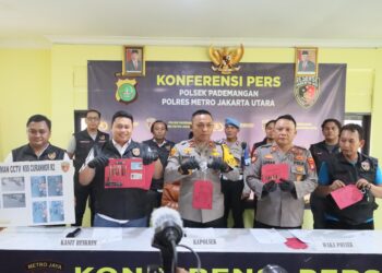 Polsek Pademangan Ringkus Pelaku Curanmor Bersenpi