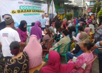 Geliat Samawi di Jakut, Gelar Sosialisasi dan Bazar Sembako Murah
