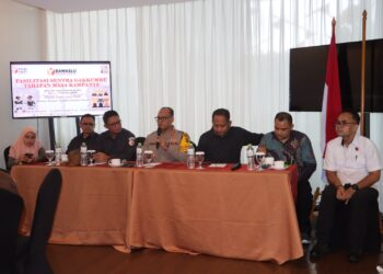 Diskusi Bersama Bawaslu, Kapolres: Banggalah Jadi Bagian Pengawalan Pesta Demokrasi
