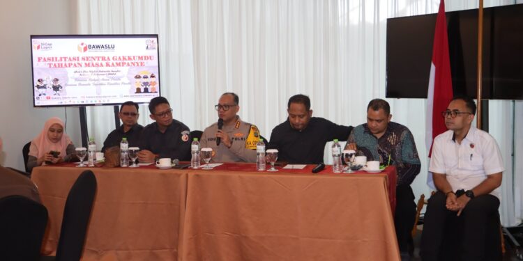 Diskusi Bersama Bawaslu, Kapolres: Banggalah Jadi Bagian Pengawalan Pesta Demokrasi