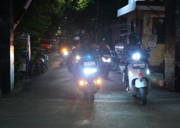 Motoran, Kapolres Metro Jakut & Dandim 0502 Cek Pengamanan TPS