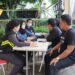 Pantau Kondisi Kesehatan, Polres Metro Jakut Buka Posko Layanan dan Bagikan Vitamin