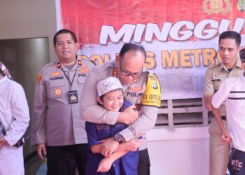 Kapolres Metro Jakut ‘Minggu Kasih’ di Rumah Qur’an Disablitas Cilincing