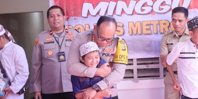 Kapolres Metro Jakut ‘Minggu Kasih’ di Rumah Qur’an Disablitas Cilincing