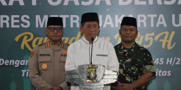 Eratkan Sinergitas, Polres Ajak Forkopimko Jakut Buka Puasa Bareng