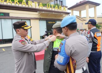 Operasi Ketupat, Polres Metro Jakut Gelar Apel Pasukan