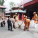 Bakti Religi di Penjaringan, Polres Jakut Bersih-bersih Vihara Satya Dharma