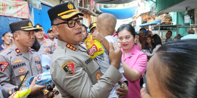 Gelar Bakti Kesehatan di Penjaringan, Kapolres: Merawat & Menjaga Generasi Emas