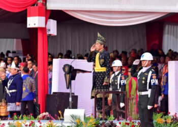 Presiden & Para Menteri Tampilkan Kebhinekaan Budaya pada Harlah Pancasila