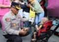 Warga Rawa Bebek Antusias Sambut Baksos Polres Metro Jakut