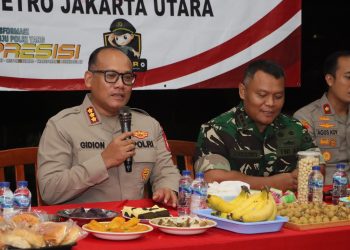 Ngopi Kamtibmas di Kapuk Muara, Kapolres Ajak Warga Damai Bertetangga