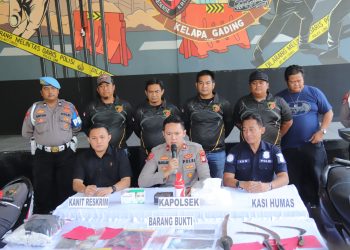 Polsek Kelapa Gading Akhiri Petualangan Pelaku Curanmor dengan Target Pemukiman Padat