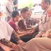 HUT Bhayangkara ke-78, Polres Jakut Berbagi Kebahagiaan Dengan Tunanetra