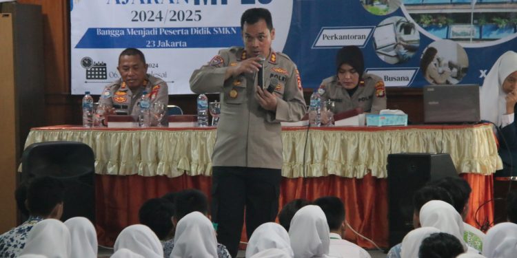 MPLS di SMKN 23 Jakarta, Polisi: Stop Narkoba & Bullying