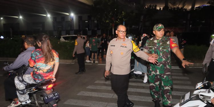 Bubaran Konser Bruno Mars, Polisi Jaga & Atur Lalin