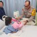 Kapolres Jakut Jenguk Anak Korban Penyiksaan Ibu Tiri di RS Koja