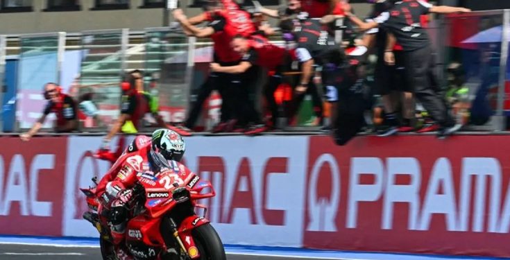 Enea Bastianini Juarai MotoGP di Italia