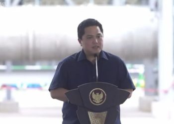 Resmikan Pabrik Smelter Freeport, Erick Thohir: Pemerintah Komitmen Soal Hilirisasi Industri Mineral