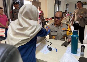 HUT Humas Polri ke-73, Polrestabes Medan Gandeng PWI Gelar Donor Darah