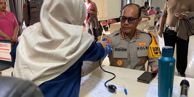 HUT Humas Polri ke-73, Polrestabes Medan Gandeng PWI Gelar Donor Darah