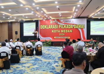 Deklarasi Pilkada Damai, Kombes Gidion: Wujudkan Perdamaian dengan Pengertian dan Senyuman